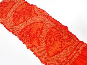 正絹　振袖用　絞り帯揚げ